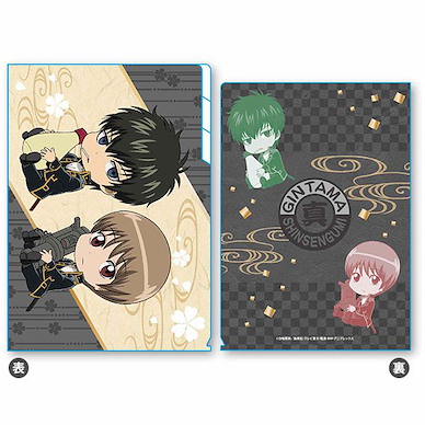 銀魂 「真選組」抱著最愛 3層文件套 GyuGyutto Clear File w/3 Pockets Shinsengumi【Gin Tama】