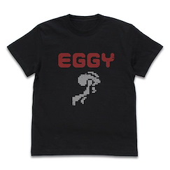 EGGY (加大)「エナ」黑色 T-Shirt T-Shirt /BLACK-XL【EGGY】