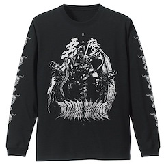 異獸魔都 (加大)「血達摩」原作版 長袖 黑色 T-Shirt (Original Series) Chidaruma Ribbed Long Sleeve T-Shirt /BLACK-XL【Dorohedoro】