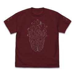 異獸魔都 (加大)「心」原作版 酒紅色 T-Shirt (Original Series) Shin Mask T-Shirt /BURGUNDY-XL【Dorohedoro】