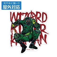 異獸魔都 「開曼」原作版 室外對應 貼紙 (11cm × 12cm) (Original Series) Wizard Killer Kaiman Outdoor Compatible Sticker【Dorohedoro】