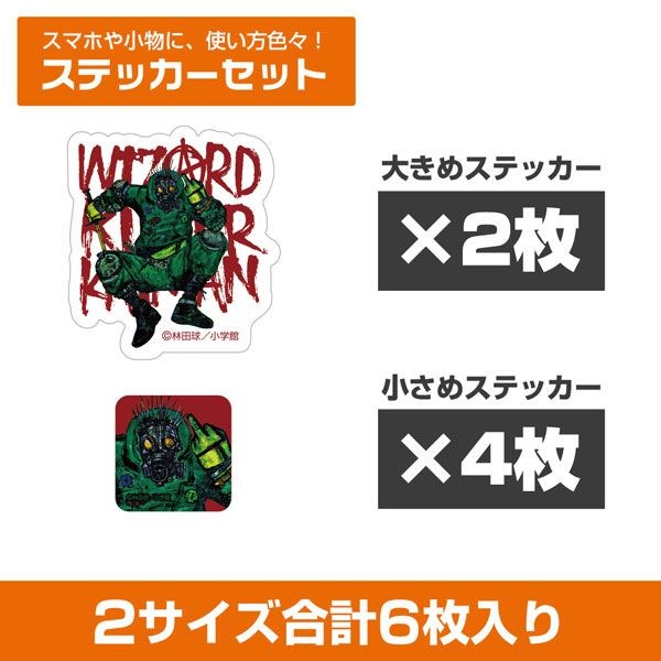 異獸魔都 : 日版 「開曼」原作版 迷你貼紙 Set (6 枚入)