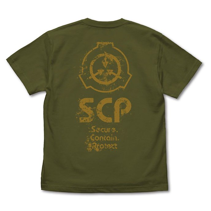 SCP基金會 : 日版 (細碼) SCP財團 職員長年穿著標誌 墨綠色 T-Shirt