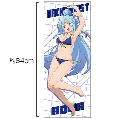 為美好的世界獻上祝福！ 「阿克婭」水著 混合纖維毛巾 KonoSuba 3 Aqua Hybrid Face Towel Swimsuit Ver.【KonoSuba: God's Blessing on This Wonderful World!】