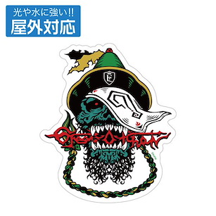 新日本職業摔角 「Great-O-Khan」骷髏標誌 室外對應 貼紙 (12cm × 10cm) Great-O-Khan Skull Logo Outdoor Compatible Sticker【New Japan Pro-Wrestling】