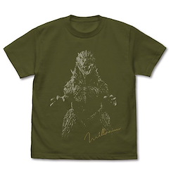 哥斯拉系列 (大碼)「哥斯拉」(1999) 墨綠色 T-Shirt Godzilla (1999) T-Shirt /MOSS-L【Godzilla Series】