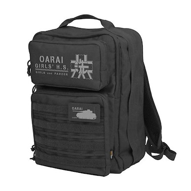 少女與戰車 「縣立大洗女子學園」最終章 黑色 多功能 手提袋 Oarai Girls High School Functional Backpack /BLACK【Girls and Panzer】