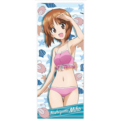 少女與戰車 「西住美穗」水著 混合纖維毛巾 Miho Nishizumi Hybrid Face Towel Swimsuit Ver.【Girls and Panzer】