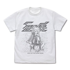 遊戲人生 (細碼)「白」『』の片割れVer. T-Shirt "Shiro" T-Shirt The Half of " " Ver. / WHITE-S【No Game No Life】