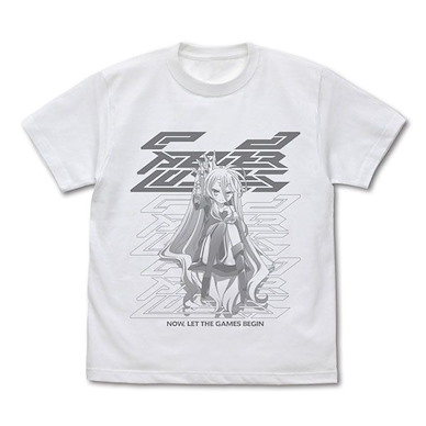 遊戲人生 (加大)「白」『』の片割れVer. T-Shirt "Shiro" T-Shirt The Half of " " Ver. / WHITE-XL【No Game No Life】