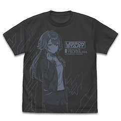 學園偶像大師 (大碼)「月村手毬」全印刷 墨黑色 T-Shirt Temari Tsukimura All Print T-Shirt /SUMI-L【Gakuen Idolm@ster】