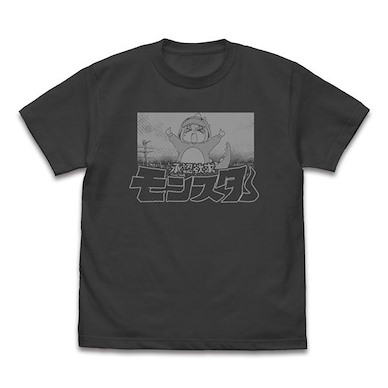 孤獨搖滾 (大碼)「後藤一里」承認欲求怪獸 Ver. 墨黑色 T-Shirt Attention-Whore Monster T-Shirt /SUMI-L【Bocchi the Rock!】