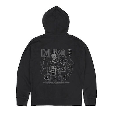 怪獸8號 (中碼)「怪獸 8 號」黑色 連帽拉鏈外套 Kaiju No. 8 Zip Hoodie /BLACK-M【Kaiju No. 8】