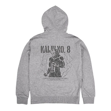 怪獸8號 (中碼)「怪獸 8 號」混合灰色 連帽拉鏈外套 Kaiju No. 8 Zip Hoodie /MIX GRAY-M【Kaiju No. 8】