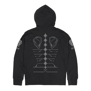 怪獸8號 (加大) 出雲科技防衛隊員 黑色 連帽拉鏈外套 Izumo Tech Zip Hoodie /BLACK-XL【Kaiju No. 8】