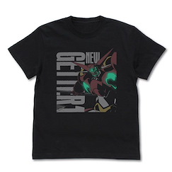 三一萬能俠系列 (加大)「三一萬能俠一號」新三一萬能俠 黑色 T-Shirt Getter 1 T-Shirt /BLACK-XL【Getter Robo Series】