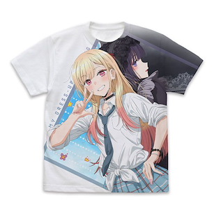 戀上換裝娃娃 (加大)「喜多川海夢」全圖案 白色 T-Shirt TV Anime Marin Kitagawa Full Graphic T-Shirt /WHITE-XL【My Dress-Up Darling】