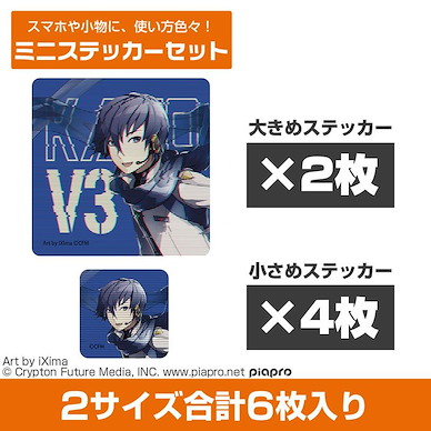 VOCALOID系列 「KAITO」V3 迷你貼紙 Set (6 枚入) KAITO V3 KAITO Mini Sticker Set【VOCALOID Series】