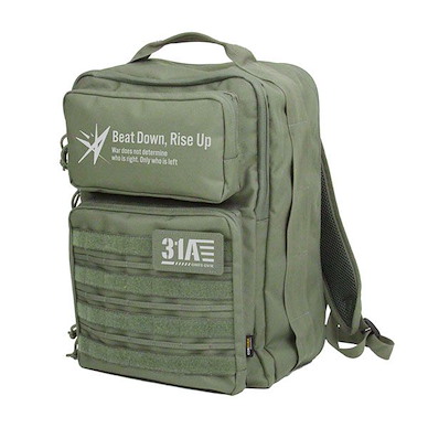 緋染天空 Heaven Burns Red 31A 部隊 Logo 軍綠 多功能 手提袋 Squad 31A Logo Functional Backpack /RANGER GREEN【HEAVEN BURNS RED】