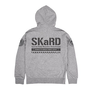 超人系列 (加加大) 超人布雷撒 SKaRD 混合灰色 連帽拉鏈外套 Ultraman Blazar SKaRD Zip Hoodie /MIX GRAY-XXL【Ultraman Series】