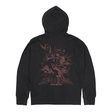 為美好的世界獻上祝福！ (中碼)「惠惠」EXPLOSION 黑色 連帽拉鏈外套 KonoSuba 3 Megumin EXPLOSION Zip Hoodie /BLACK-M【KonoSuba: God's Blessing on This Wonderful World!】