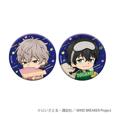 WIND BREAKER—防風少年— 「兔耳山丁子 + 十亀条」睡衣 Ver. 57mm Q版 徽章 (1 套 2 款) Can Badge Set D【Wind Breaker】