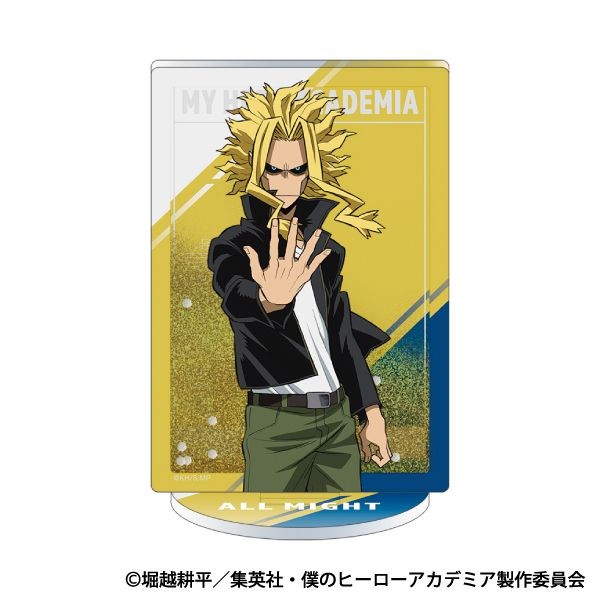 我的英雄學院 : 日版 「All Might」流動閃粉 亞克力企牌