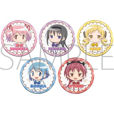 魔法少女小圓 57mm Q版 徽章 白色連身裙 Ver. (5 個入) Chara Badge Collection One-Piece Dress (5 Pieces)【Puella Magi Madoka Magica】