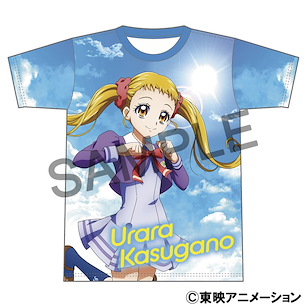 光之美少女系列 (加大)「春日野麗子」Yes! 光之美少女 全圖案 T-Shirt Full Graphic T-Shirt Kasugano Urara Yes! PreCure 5 GoGo!【Pretty Cure Series】