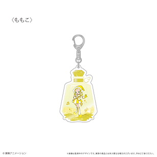 小魔女DoReMi 「飛鳥桃子」閃粉 亞克力匙扣 Glitter Acrylic Key Chain Momoko【Ojamajo Doremi】