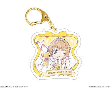 百變小櫻 Magic 咭 「木之本櫻 + 基路仔」閃閃 亞克力匙扣 Hologram Acrylic Key Chain 01 Kinomoto Sakura & Kero-chan【Cardcaptor Sakura】