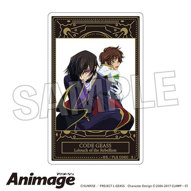 Code Geass 叛逆的魯魯修 Animage 亞克力咭 B Animage Acrylic Card B【Code Geass】