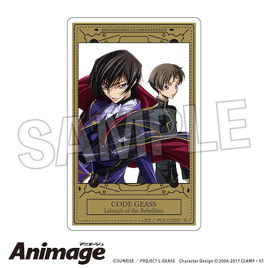 Code Geass 叛逆的魯魯修 Animage 亞克力咭 F Animage Acrylic Card F【Code Geass】