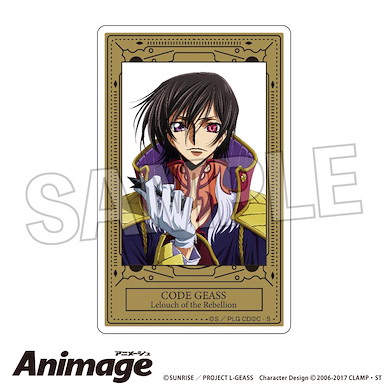 Code Geass 叛逆的魯魯修 Animage 亞克力咭 G Animage Acrylic Card G【Code Geass】