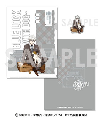 BLUE LOCK 藍色監獄 「凪誠士郎」~With Dog~ A4 文件套 + 貼紙 Clear File & Die-cut Sticker Set -With Dog- 3 Nagi Seishiro【Blue Lock】