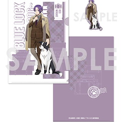 BLUE LOCK 藍色監獄 「御影玲王」~With Dog~ A4 文件套 + 貼紙 Clear File & Die-cut Sticker Set -With Dog- 4 Mikage Reo【Blue Lock】