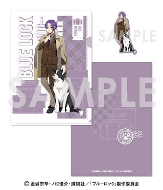 BLUE LOCK 藍色監獄 「御影玲王」~With Dog~ A4 文件套 + 貼紙 Clear File & Die-cut Sticker Set -With Dog- 4 Mikage Reo【Blue Lock】