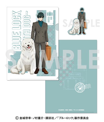 BLUE LOCK 藍色監獄 「糸師凛」~With Dog~ A4 文件套 + 貼紙 Clear File & Die-cut Sticker Set -With Dog- 5 Itoshi Rin【Blue Lock】