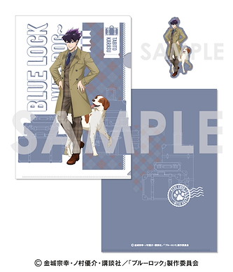 BLUE LOCK 藍色監獄 「烏旅人」~With Dog~ A4 文件套 + 貼紙 Clear File & Die-cut Sticker Set -With Dog- 6 Karasu Tabito【Blue Lock】