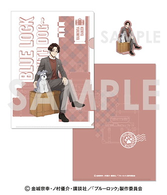 BLUE LOCK 藍色監獄 「雪宮劍優」~With Dog~ A4 文件套 + 貼紙 Clear File & Die-cut Sticker Set -With Dog- 7 Yukimiya Kenyu【Blue Lock】