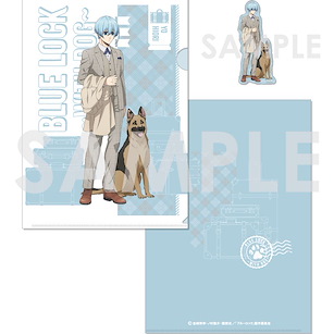 BLUE LOCK 藍色監獄 「冰織羊」~With Dog~ A4 文件套 + 貼紙 Clear File & Die-cut Sticker Set -With Dog- 8 Hiori Yo【Blue Lock】