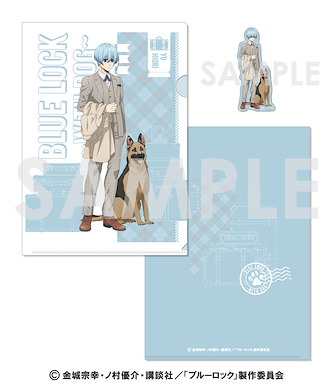 BLUE LOCK 藍色監獄 「冰織羊」~With Dog~ A4 文件套 + 貼紙 Clear File & Die-cut Sticker Set -With Dog- 8 Hiori Yo【Blue Lock】