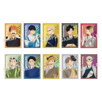 排球少年!! 透明閃咭 縁日 (10 個入) Ennichi Clear Kirakira Card (10 Pieces)【Haikyu!!】