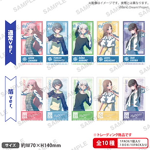 BanG Dream! 「It's MyGO！！！！！」門票風格 貼紙 Weiβ Schwarz MyGO!!!!!ver. (10 個入) BanG Dream! It's MyGO!!!!! Ticket Style Sticker Weiss Schwarz MyGO!!!!! Ver. (10 Pieces)【BanG Dream!】