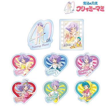 魔法小天使 「小忌廉 + 小桃」40周年紀念 亞克力貼紙 (8 個入) Creamy Mami, the Magic Angel 40th Anniversary Acrylic Sticker (8 Pieces)【Magical Angel Creamy Mami】