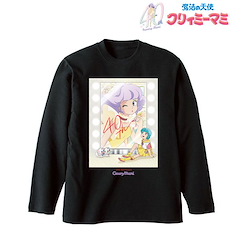 魔法小天使 : 日版 (中碼)「小忌廉 + 小桃」40周年紀念 黑色 長袖 T-Shirt