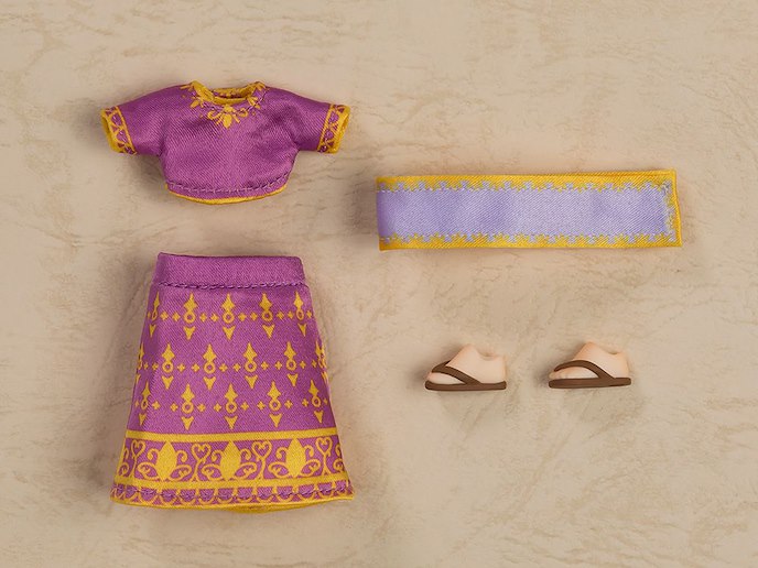 日版 黏土娃 服裝套組 World Tour 印度：Girl (紫色)