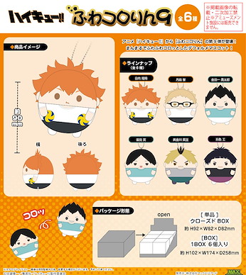 排球少年!! 圓碌碌 公仔 掛飾 9 (6 個入) HQ-69 Fuwakororin 9 (6 Pieces)【Haikyu!!】