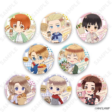 黑塔利亞 57mm 徽章 ~Holiday Marche.~ [ドレセレmini] (8 個入) Can Badge -Holiday Marche.- (DreCelle Mini) (8 Pieces)【Hetalia】