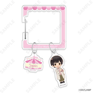 黑塔利亞 「本田菊」~Holiday Marche.~ [ドレセレmini] 登山扣 Acrylic Carabiner 3 Japan -Holiday Marche.- (DreCelle Mini)【Hetalia】